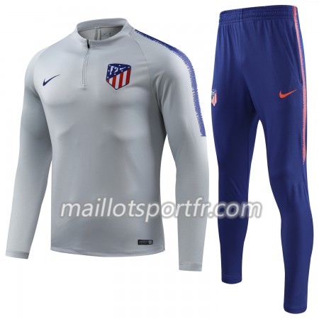 Atlético Madrid Ensemble Sweat d'entrainement Gris Blanc 2018/19
